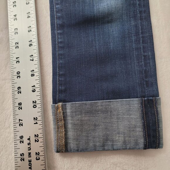 Citizens Of Humanity Dahan Womens Dani Dark Wash Cropped Leg Denim Jeans Size 27 - Picture 8 of 13